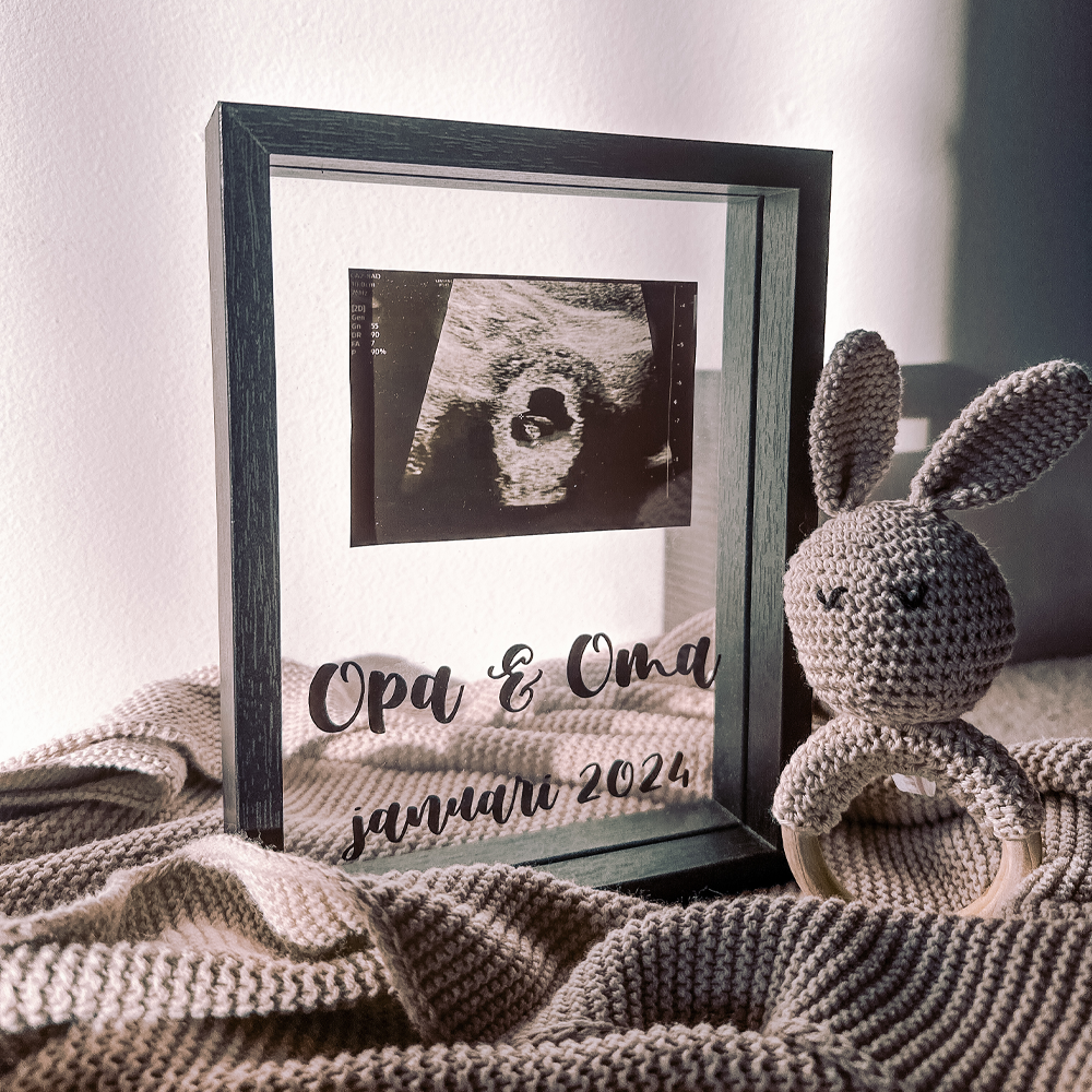 Zwangerschapsaankondiging fotolijst