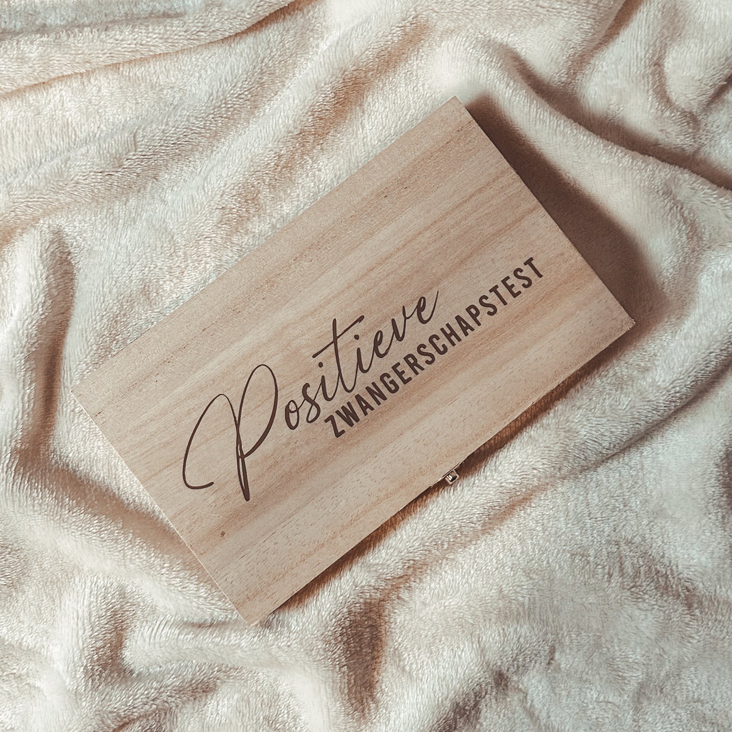 Bewaardoosje 'Positieve zwangerschapstest'