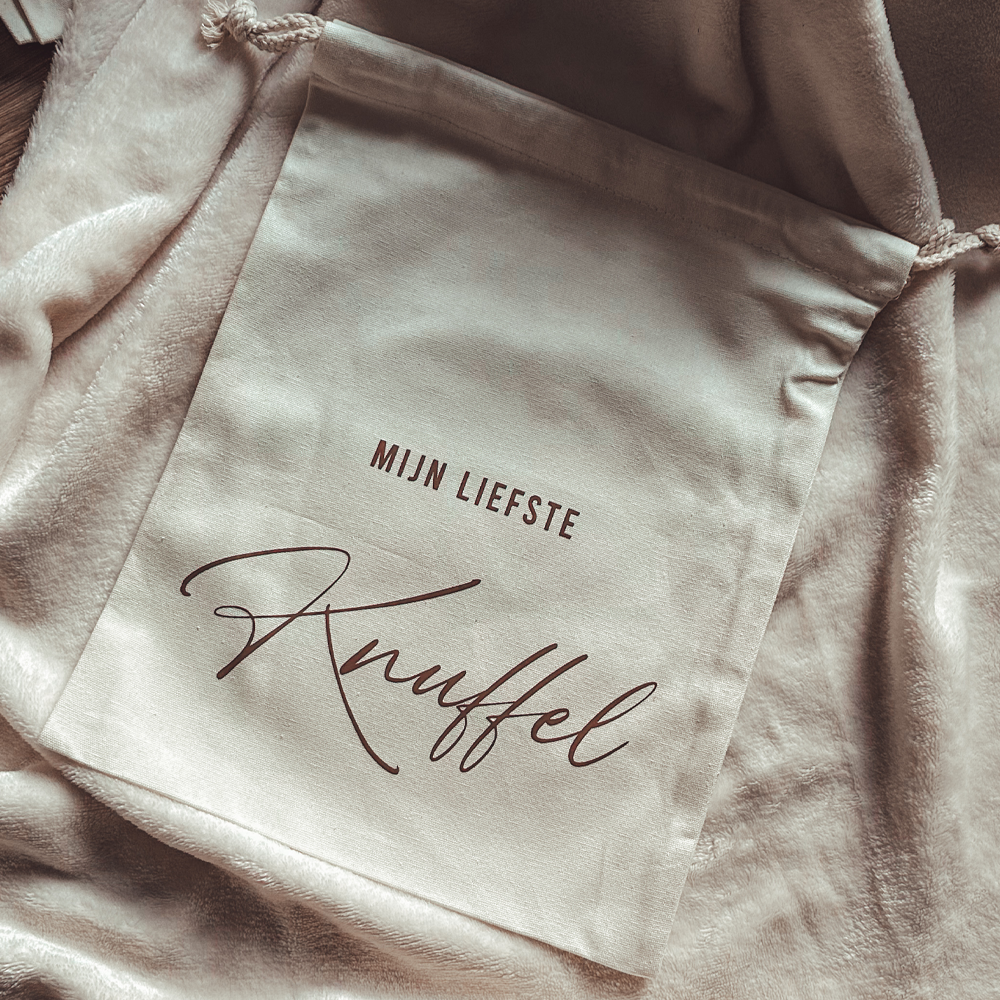 Bewaarzakje ‘Liefste knuffel