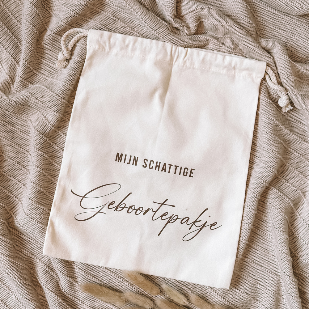 Bewaarzakje ‘Geboortepakje’